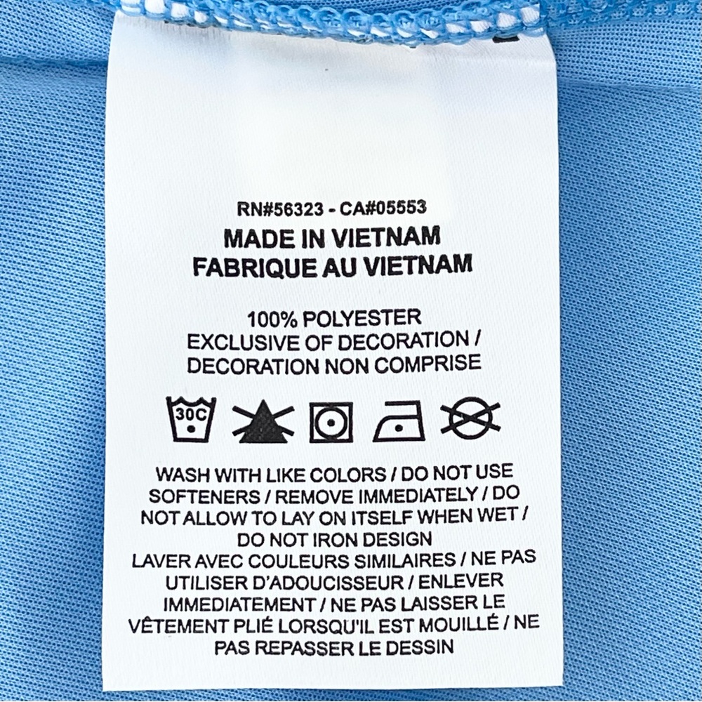 Nike Golf Polo Shirt Ladies  S Dri Fit Technology Logo Blue Standard Fit - Picture 13 of 14